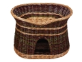 Wiklinowa buda z legowiskiem bez poduszek nr. 358XL
